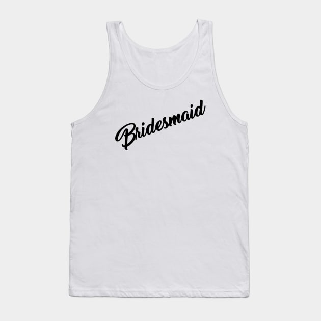 Bridesmaid Tank Top by One30Creative